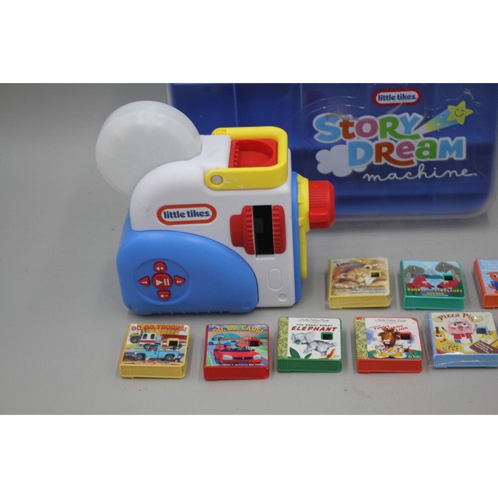READ Little Tikes Story Dream Machine Toy Projector/Case, 9 Books Tested WORKING - Picture 2 of 10